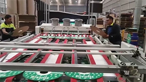 Línea flexográfica de ranurado y troquelado para cliente en México