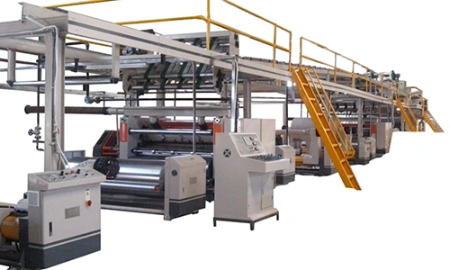 Línea de producción de cartón corrugado de 3 capas
