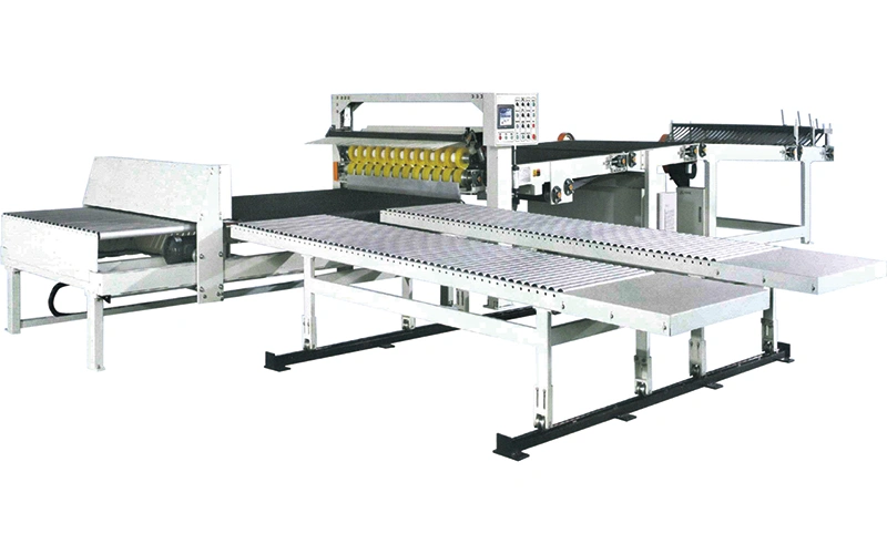Máquina cortadora y apiladora de láminas