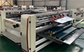 Plegadora encoladora semiautomática para cajas de dos piezas