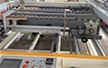 Plegadora encoladora semiautomática para cajas de dos piezas